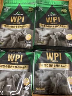 ALPRON WPI プロテイン フレッシュバナナ風味 900g 4個のサムネイル