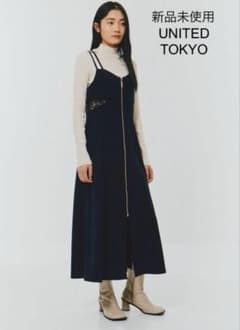 未使用♢UNITED TOKYO トリミングレースジャンスカ - メルカリ