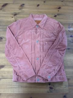 TCB jeans コーデュロイジャケット サーモンピンク 大戦モデルタイプ