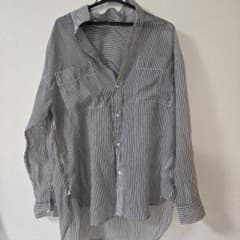 AMERICAN HOLIC ストライプシャツ 長袖 Mサイズのサムネイル
