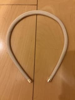 シンプル カチューシャ ベージュ ゴールド金具のサムネイル