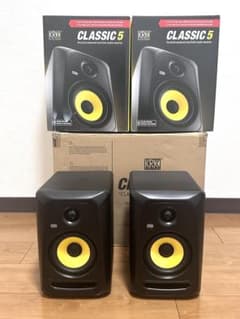 KRK CLASSIC 5 ペア　スタジオモニタースピーカーほぼ未使用のサムネイル