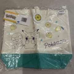 Pokémon 피카츄 포차마 토트 백 레몬 무늬 미개봉