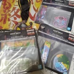 HUNTER×HUNTER 이치 반 쿠지 곤 피토 하위상 4점 세트
