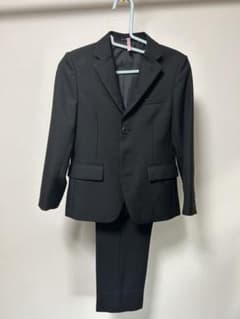 WANDER FACTORY キッズ フォーマルスーツ 140A 黒のサムネイル