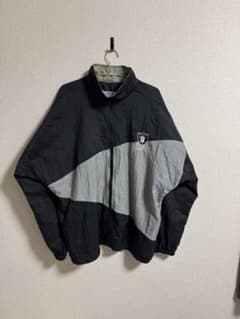 90s NFL RAIDERS レイダース ナイロンジャケット ヴィンテージのサムネイル