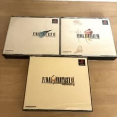 FINAL FANTASY VII & VIII & Ⅸ PS1 ソフトのサムネイル