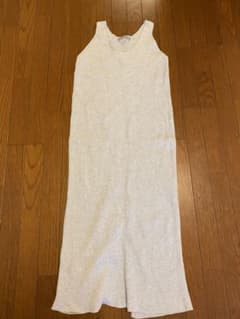 theory luxe セオリー　マキシ　ニットワンピース　グレーのサムネイル
