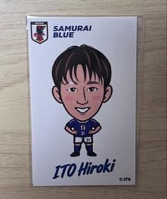 モバガチャ サッカー日本代表 ステッカー2枚セット 伊藤洋輝のサムネイル
