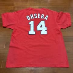 Carp OHSERA 14番 大瀬良ユニフォーム Tシャツ Lサイズのサムネイル