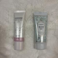 CEZANNEトーンアップベースUV &CANMAKEマーメイドスキンジェルUVのサムネイル