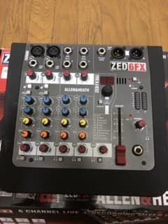 Allen & Heath エフェクター内蔵アナログミキサー ZED6FXのサムネイル