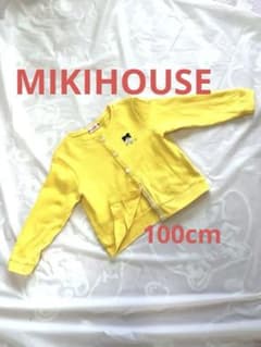 MIKI HOUSE カーディガン イエロー 100cmのサムネイル