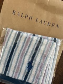 新品　RALPH LAUREN タオルハンカチ ストライプのサムネイル