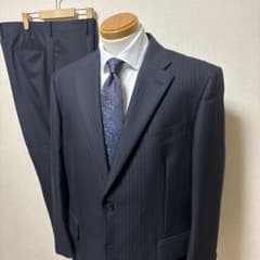極美品カンサイヤマモト　黒シャドーストライプスーツ　サイズE6 極美品カンサイヤマモト 黒シャドーストライプスーツ サイズE6 - メルカリ