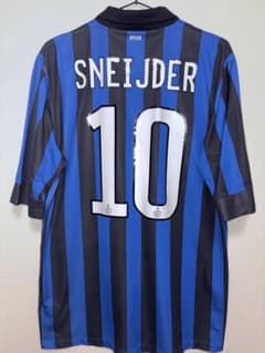 マ*ダ様 正規品インテルミラノ 11/12ホームNo.10スナイデルMサイズフル