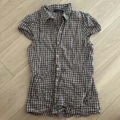 Bandy Melville チェック柄 半袖シャツ Mのサムネイル
