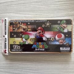 スーパーマリオ 12色 色鉛筆 鉛筆削り・消しゴム付き 色えんぴつ