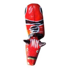 首振り 赤べこ 張子 人形 五十嵐民芸 郷土玩具 会津 牛 - メルカリ