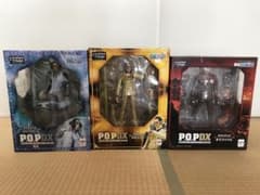 신품 미개봉 ONE PIECE POP DX 해군 3대장 3체 세트