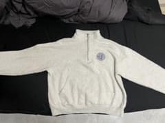 HUF ハーフジップ スウェット ホワイト Mのサムネイル