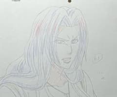 BLEACH 松本乱菊 セル画 アニメ 直筆レイアウト - メルカリ