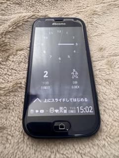 らくらくスマートフォン F-42A ネイビー　ドコモ　SIMフリーのサムネイル
