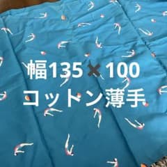 コットン生地 幅135×100cm 水泳・水球プリントのサムネイル
