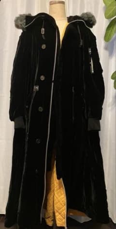Jean Paul Gaultier archive ファー ベロア コート - メルカリ