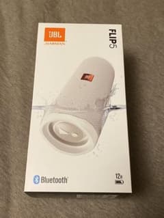 値下げ‼️JBL FLIP5 WHITE 美品　数回のみ使用のサムネイル
