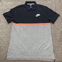 NIKE ポロシャツ ブラック グレー Lサイズのサムネイル