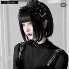 DimMoire ディムモアール 刻印ヘッドドレス ブラック - メルカリ