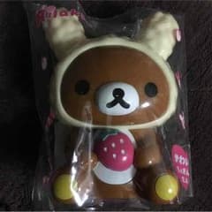 うさぎのリラックマ いちご 苺 貯金箱のサムネイル