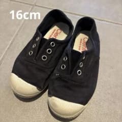 Cienta 黒 スリッポン 27(16cm)のサムネイル