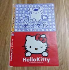 ハローキティ ポムポムプリン ジャンボシールダス サンリオ 2枚 平成レトロのサムネイル
