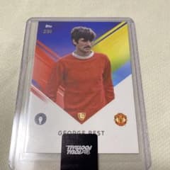 ジョージ・ベスト Topps 世界50枚限定2/50 マンチェスターユナイテッドのサムネイル