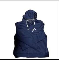 Tommy Hilfiger ジップアップパーカー ネイビー XLのサムネイル