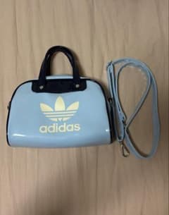 adidas 2WAY ミニボストンバッグ ライトブルーのサムネイル