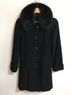 3way フォックスファーコート　BLACK
