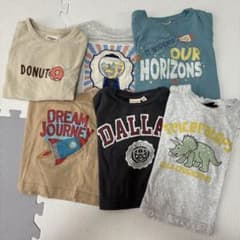 Tシャツ 90cm 100cm しまむら　まとめ売りのサムネイル