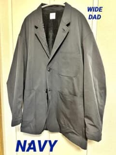完売品】 WIDE DAD OCTA JACKET ワイドダッド ネイビー - メルカリ