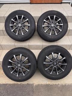 ワンシーズン使用＊プリウス50スタッドレス&ホイール4本セット195/65R15のサムネイル