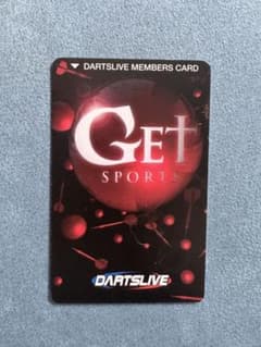 【未使用】ダーツライブカード（Get Sports） ダーツライブカード レア DARTSLIVE 未使用 新品 GET SPORTS - メルカリ