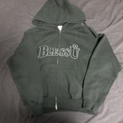 げ*お様 メルカリ - ダークジップアップパーカー BlessU ジップパーカー　値下げ交渉⭕️ ダークグレー BLESSU トップス