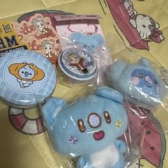 BT21 KOYA 푹신푹신 마스코트 봉제인형 키링 세트