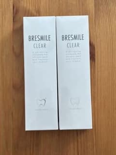 BRESMILE CLEAR ブレスマイルクリア 歯磨き粉 2本セットのサムネイル