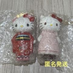 サンリオ　ハローキティ展　シークレットマスコットチャームA 着物　エプロン