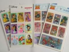 Disney 토이 스토리 프린스 & 프린세스 3D 씰 4장 세트