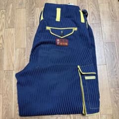 東京 寅壱 ワークパンツ 作業服 ネイビー ウエスト85のサムネイル