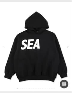 WIND AND SEA パーカー ブラック Mサイズのサムネイル